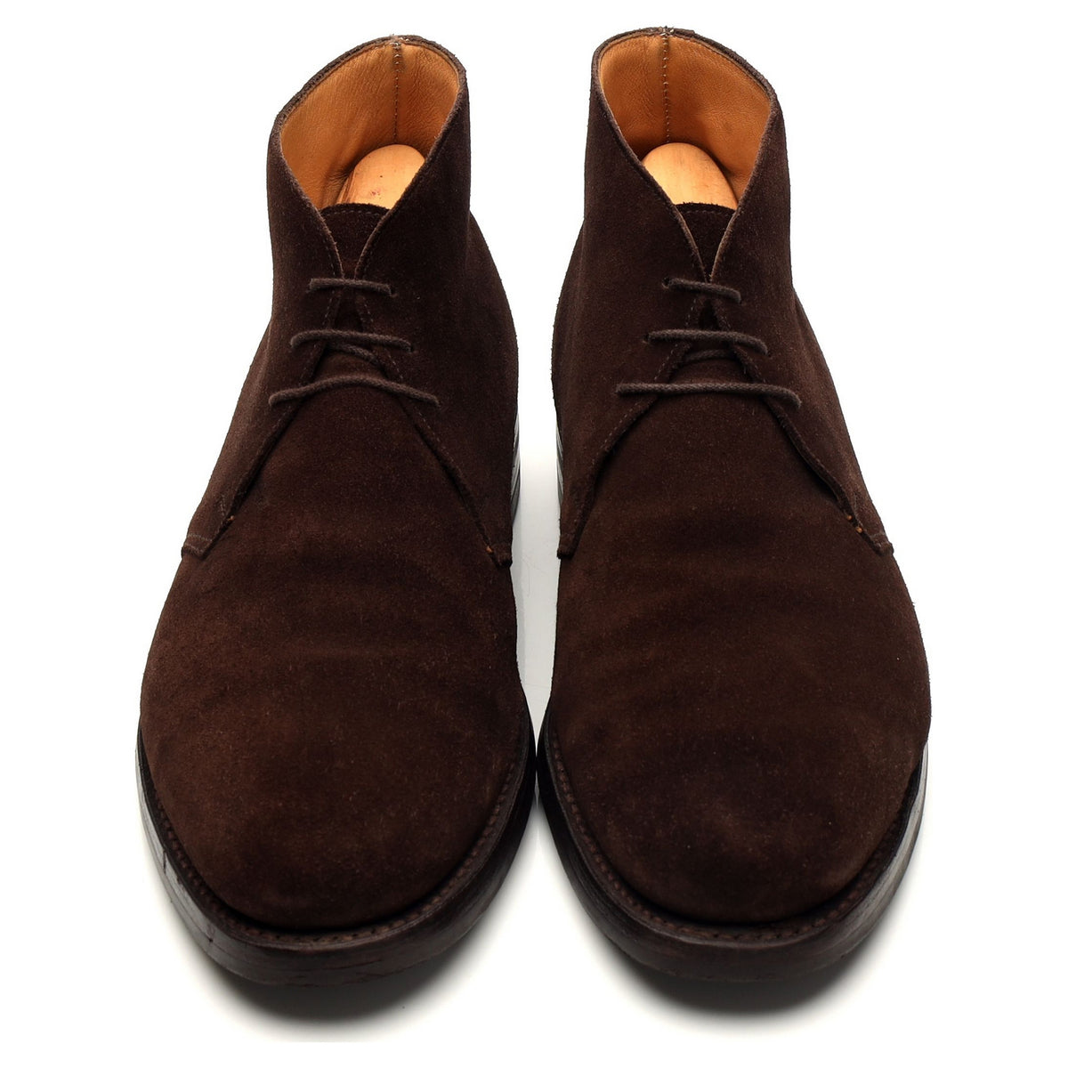 &#39;Chiltern&#39; Dark Brown Suede Chukka Boots UK 9 E