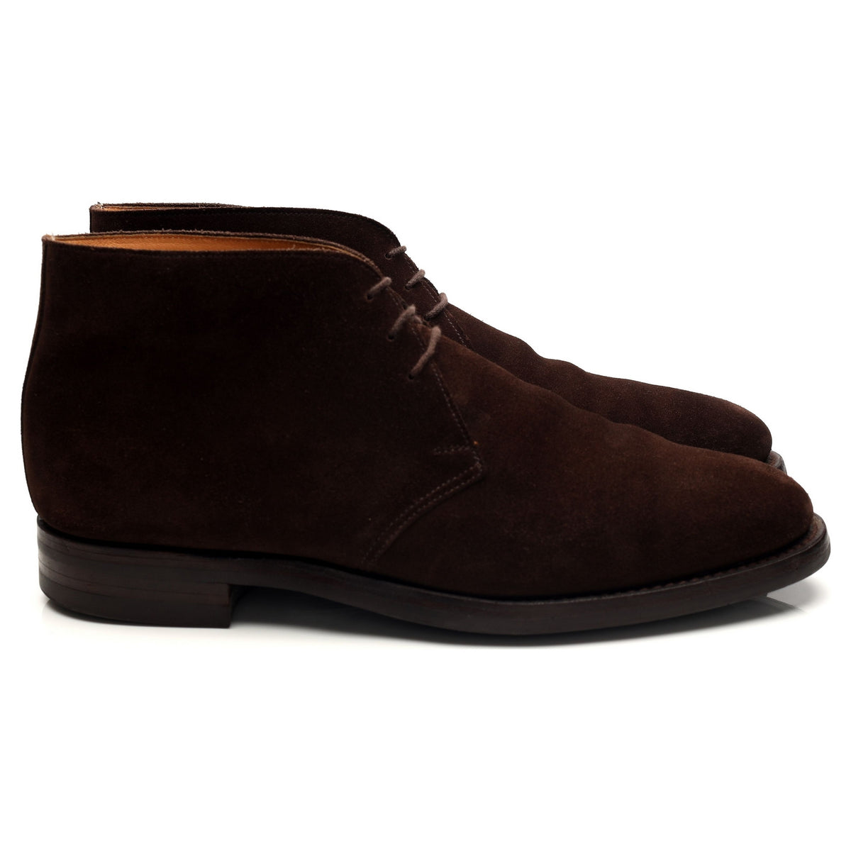 &#39;Chiltern&#39; Dark Brown Suede Chukka Boots UK 9 E