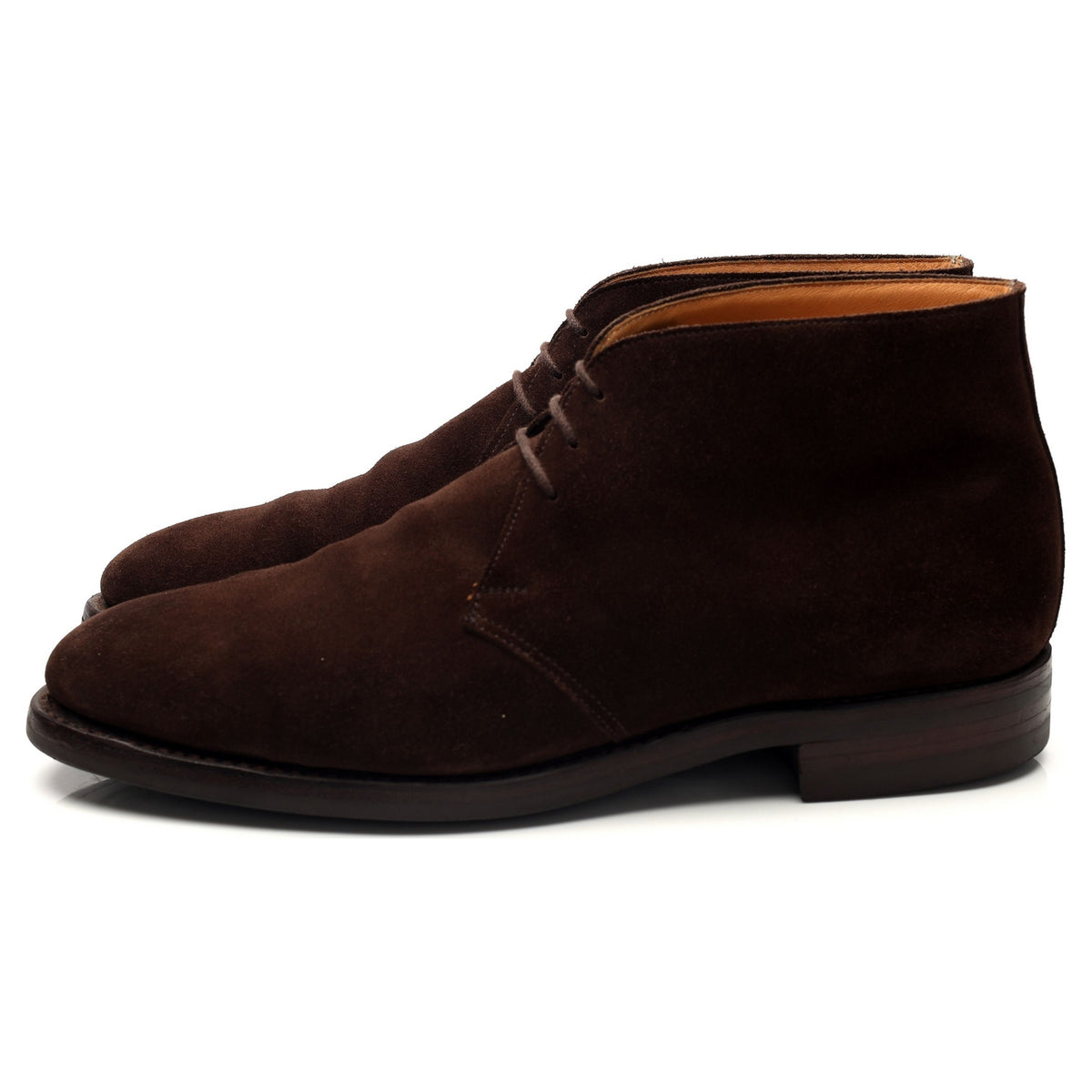 &#39;Chiltern&#39; Dark Brown Suede Chukka Boots UK 9 E