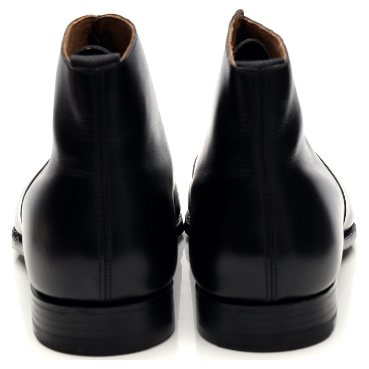 &#39;William&#39; Black Leather Boots UK 9 E