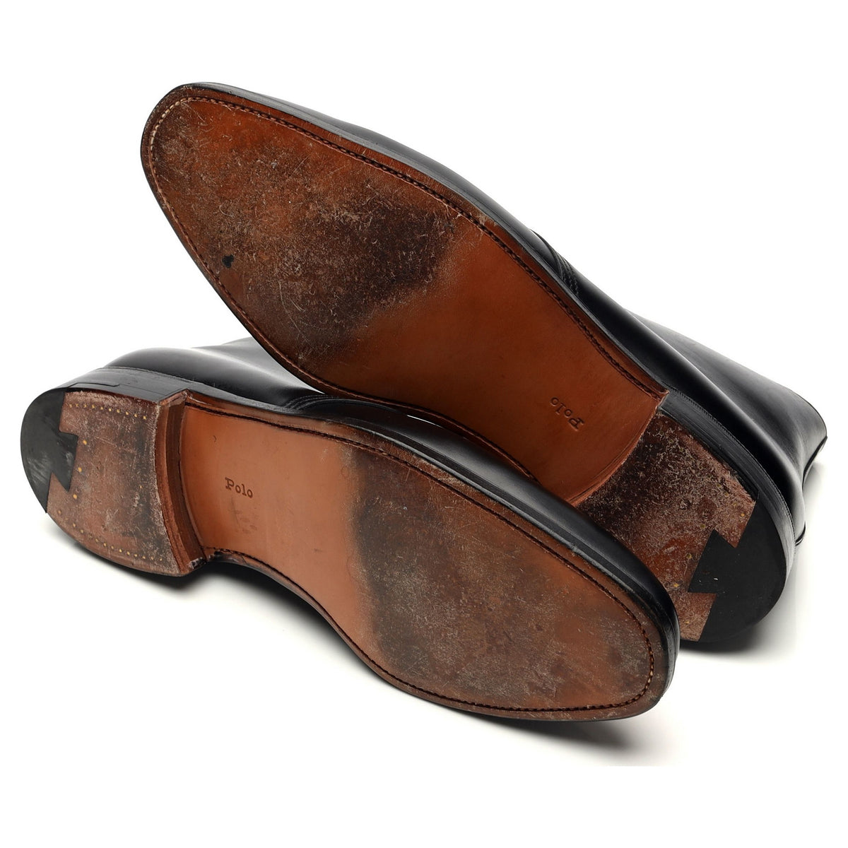 Ralph Lauren Black Leather Chukka Boots UK 9 US 10 D