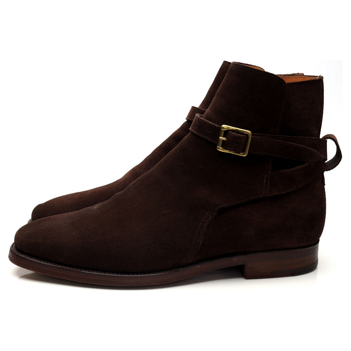 Dark Brown Suede Jodhpur Boots UK 9 US 10 EE