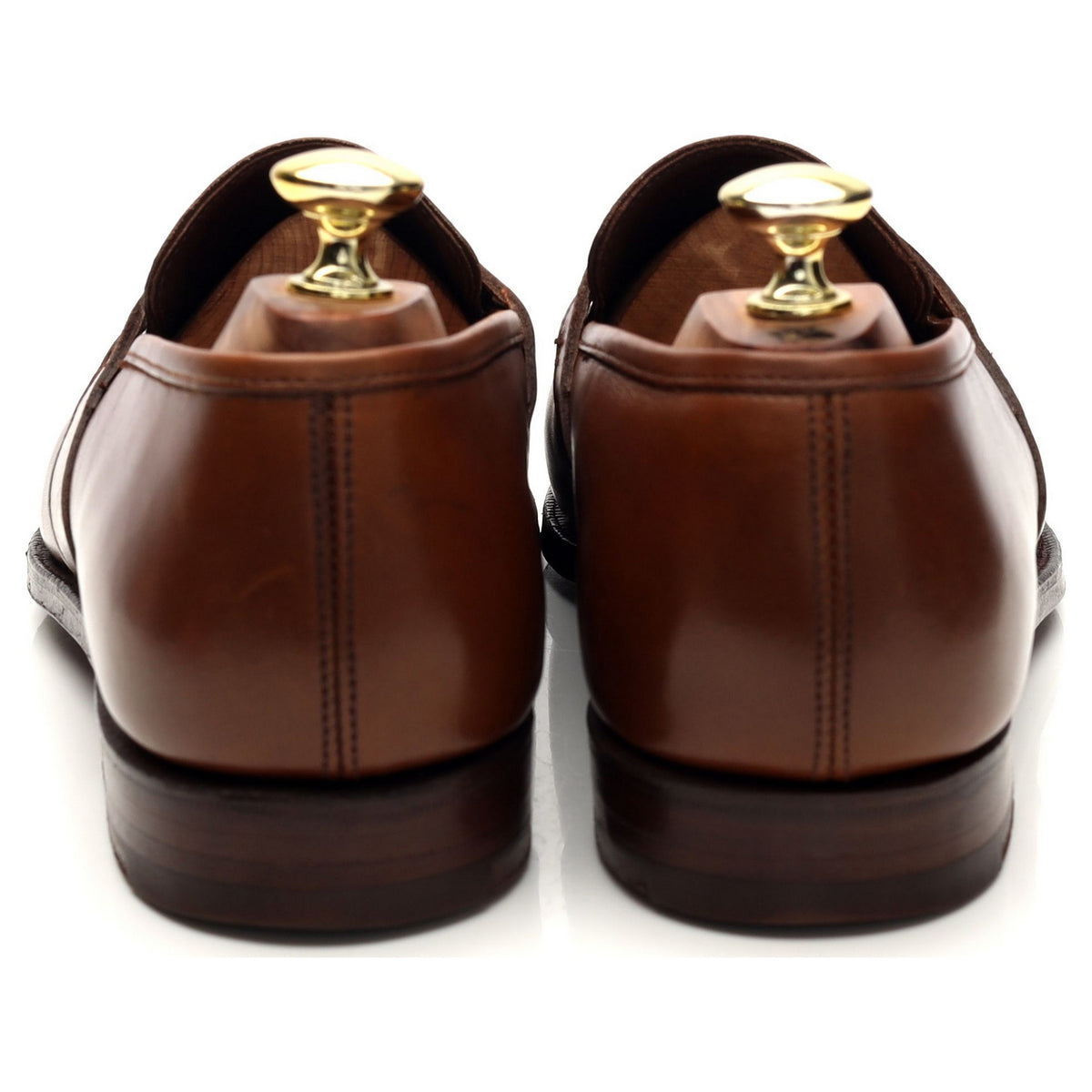 Kilgour Brown Leather Loafers UK 7.5 E