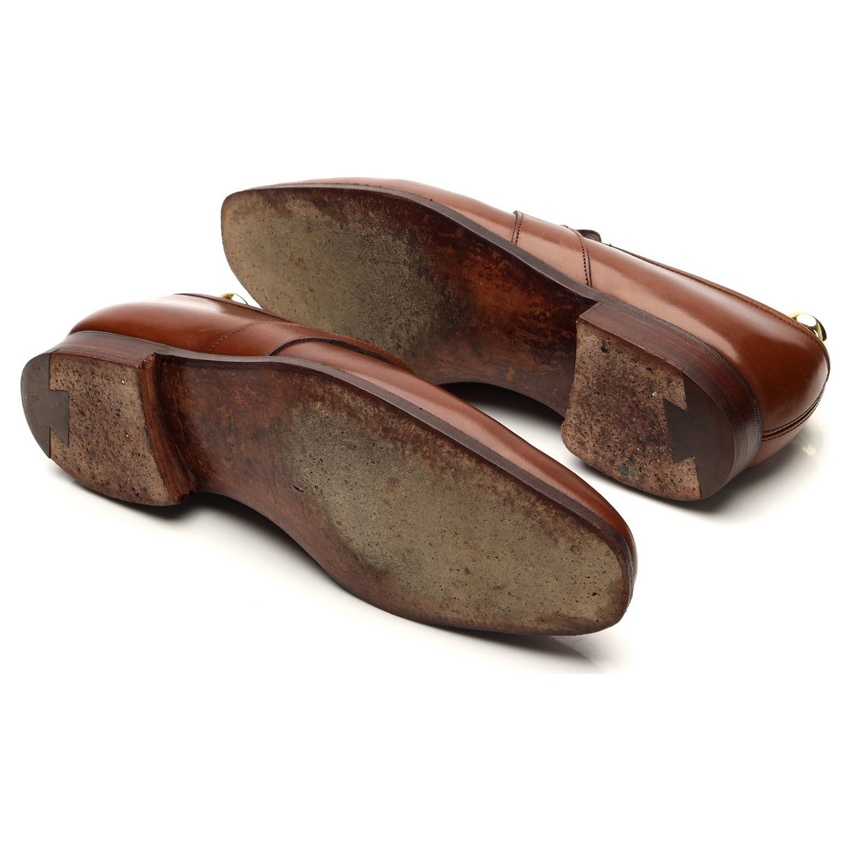 Kilgour Brown Leather Loafers UK 7.5 E