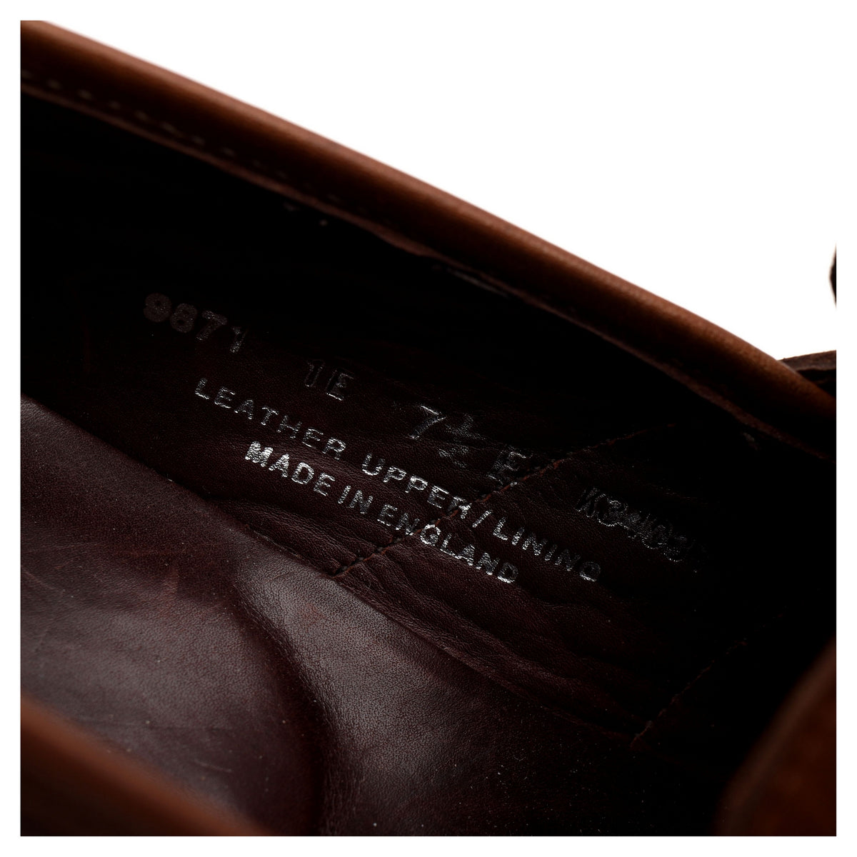 Kilgour Brown Leather Loafers UK 7.5 E