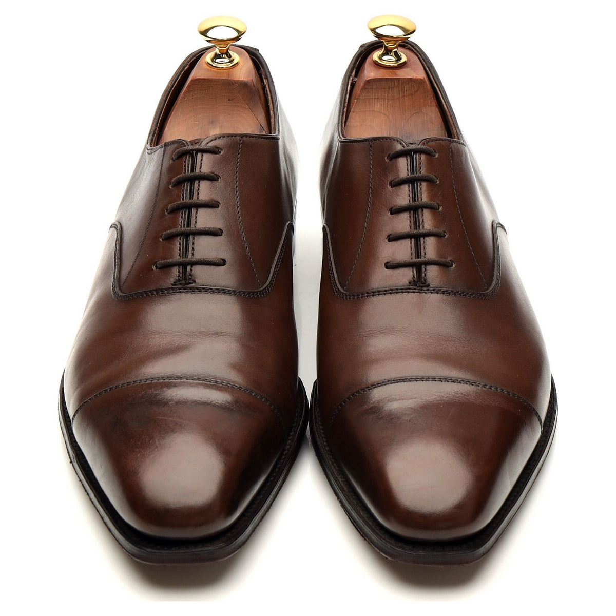 &#39;Harry&#39; Dark Brown Leather Oxford UK 9 E