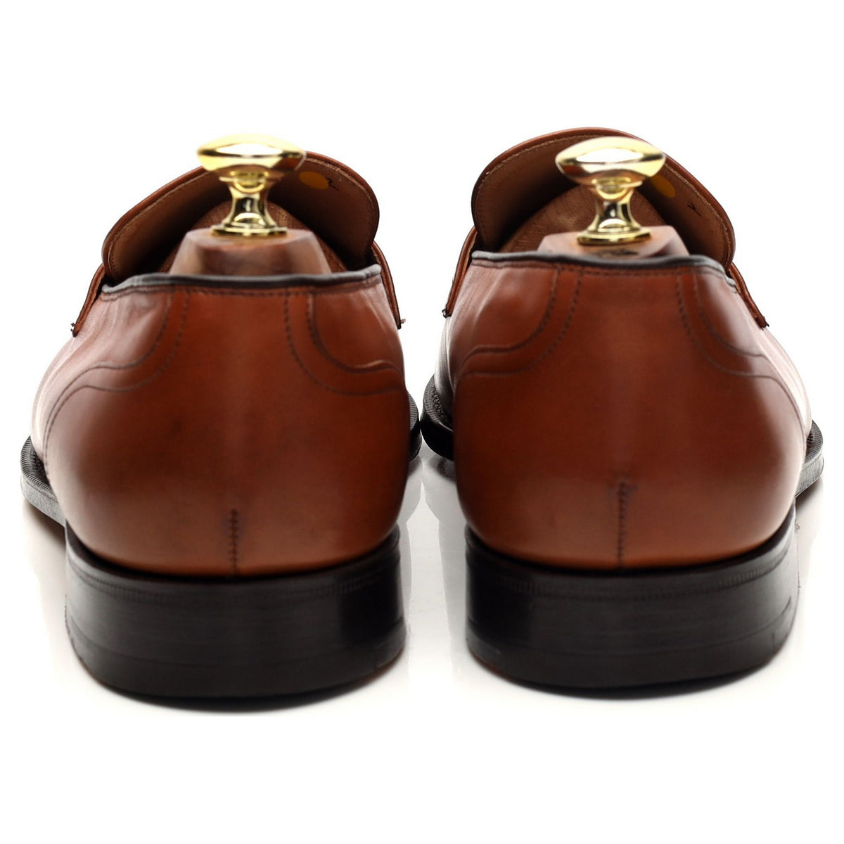 &#39;Salisbury&#39; Tan Brown Leather Loafers UK 7.5 G