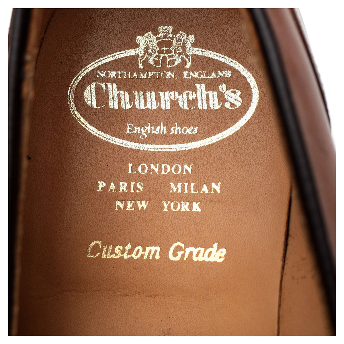 &#39;Salisbury&#39; Tan Brown Leather Loafers UK 7.5 G