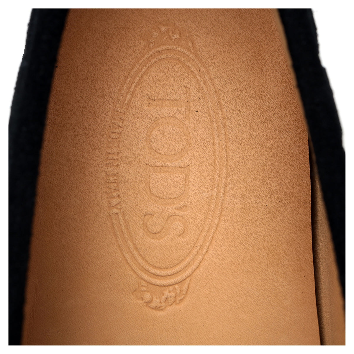 Gommino Black Suede Driving Loafers UK 9