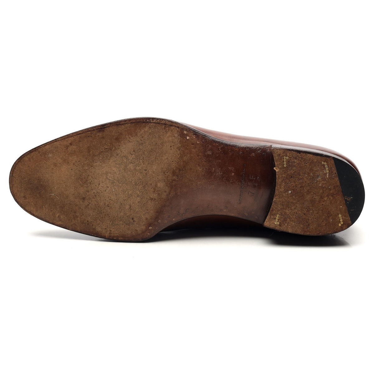 &#39;539&#39; Brown Leather Loafers UK 7.5 F