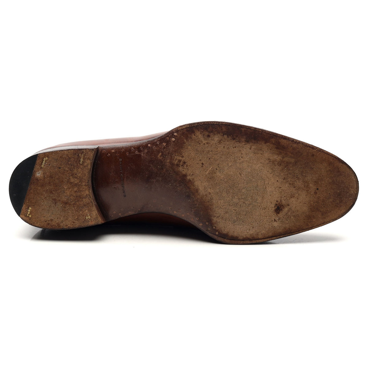 &#39;539&#39; Brown Leather Loafers UK 7.5 F