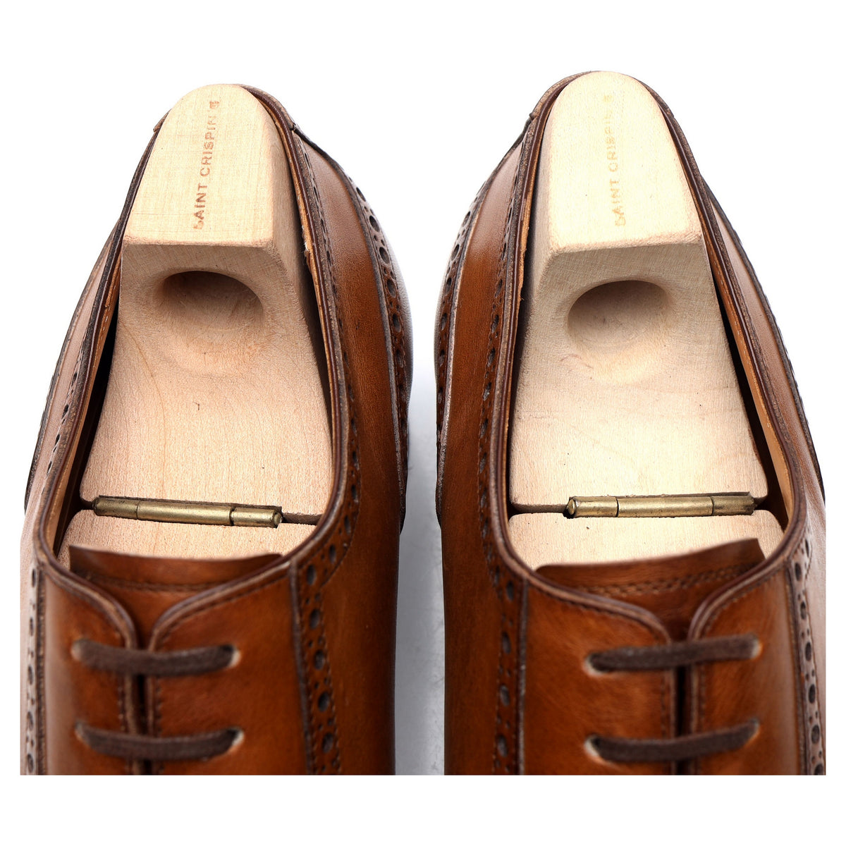 &#39;315&#39; Tan Brown Leather Semi Oxford 7 F