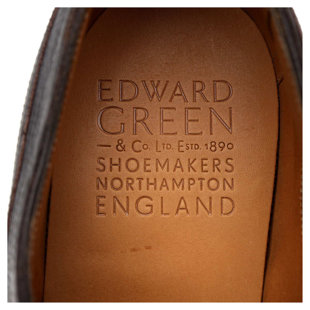 &#39;Dover&#39; Dark Brown Grain Leather Split Toe Derby UK 6.5 E