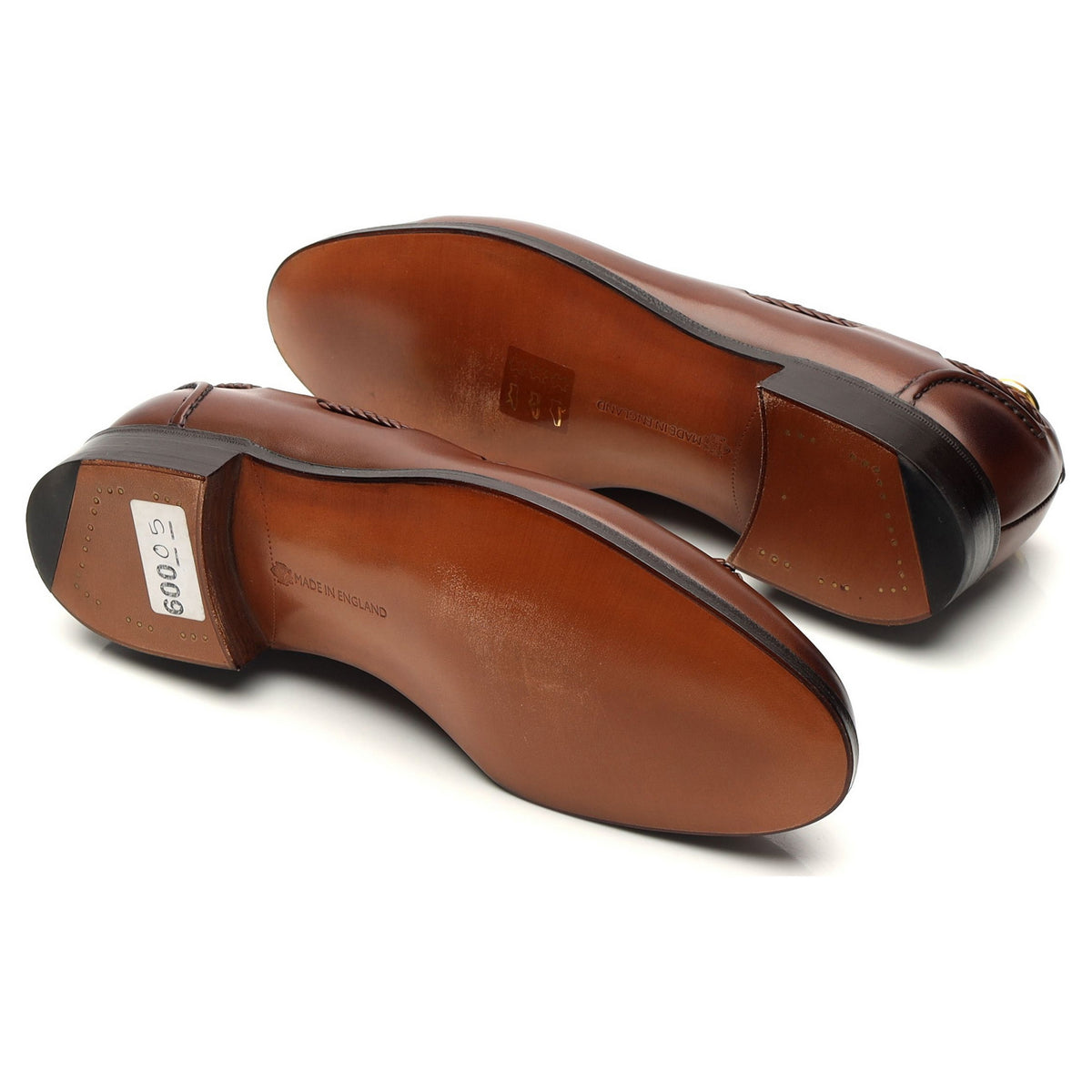 &#39;Belgravia&#39; Brown Leather Tassel Loafers UK 6 E