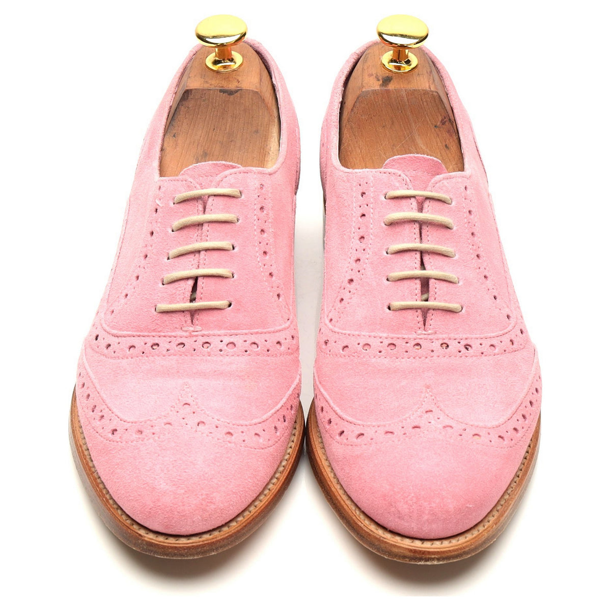 Women&#39;s &#39;Freya&#39; Pink Suede Oxford Brogues UK 5.5 D
