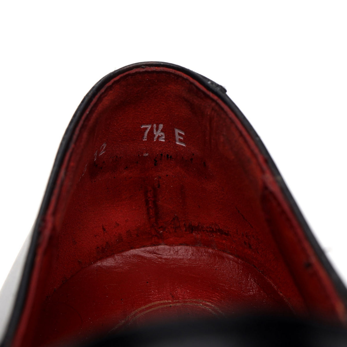 Black Leather Lazyman Slip On Loafers UK 7.5 E