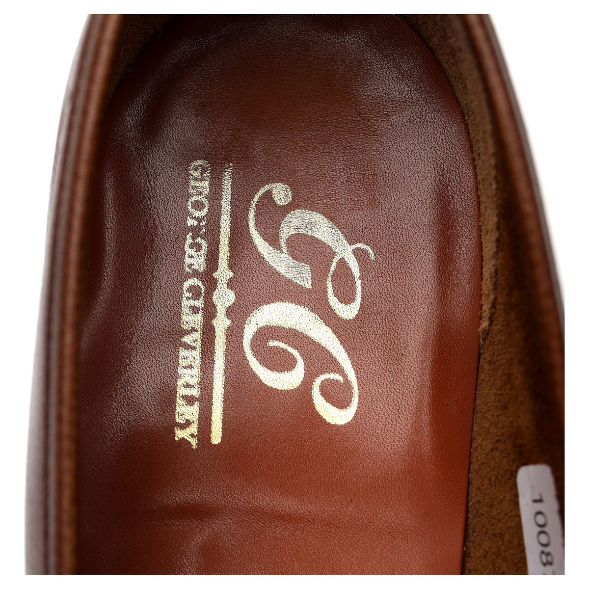 &#39;George&#39; Brown Grain Leather Loafers UK 9.5 E