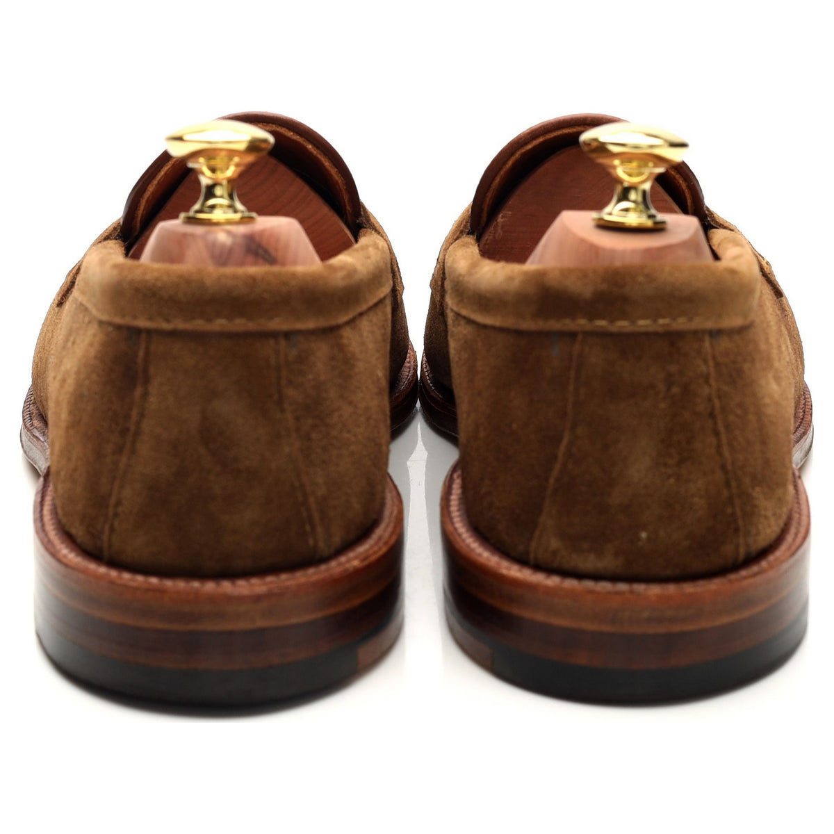 Frans Boone &#39;67340&#39; Snuff Brown Suede Loafers UK 9.5 US 10 E