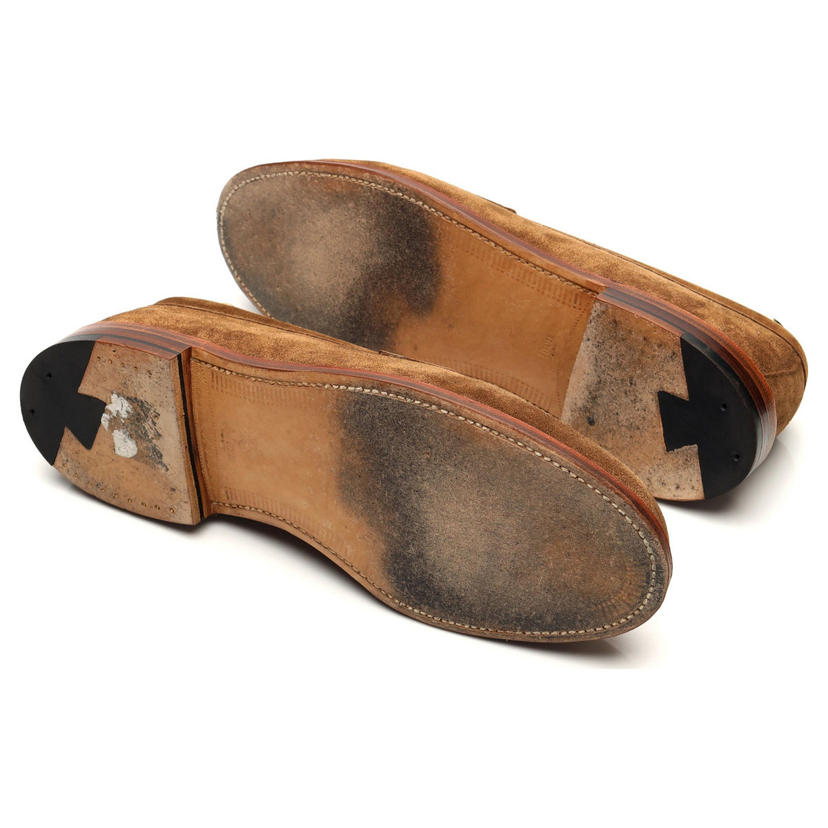 Frans Boone &#39;67340&#39; Snuff Brown Suede Loafers UK 9.5 US 10 E