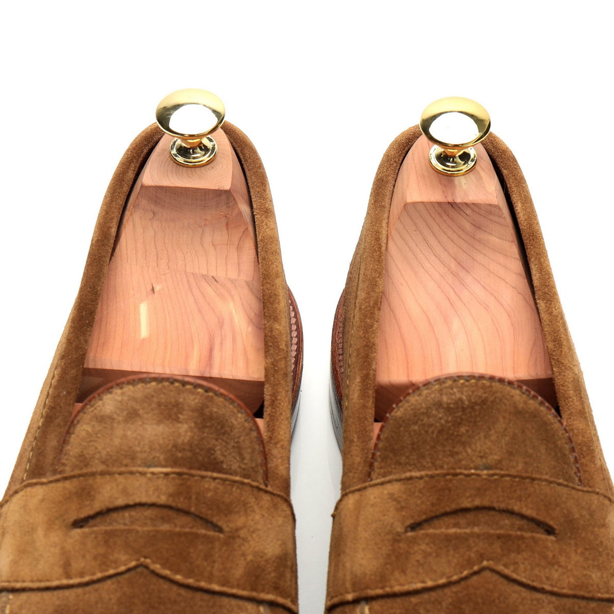 Frans Boone &#39;67340&#39; Snuff Brown Suede Loafers UK 9.5 US 10 E