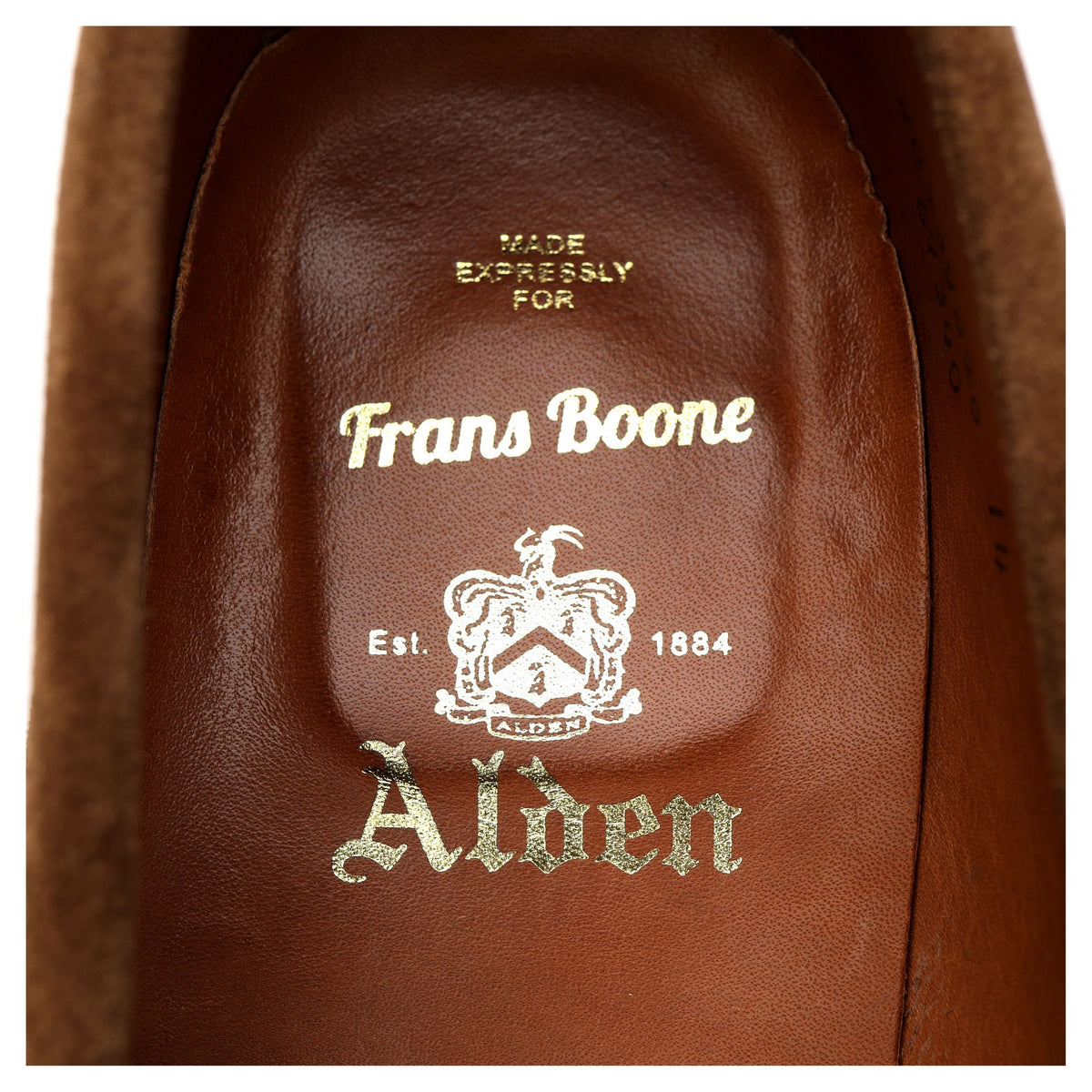 Frans Boone &#39;67340&#39; Snuff Brown Suede Loafers UK 9.5 US 10 E
