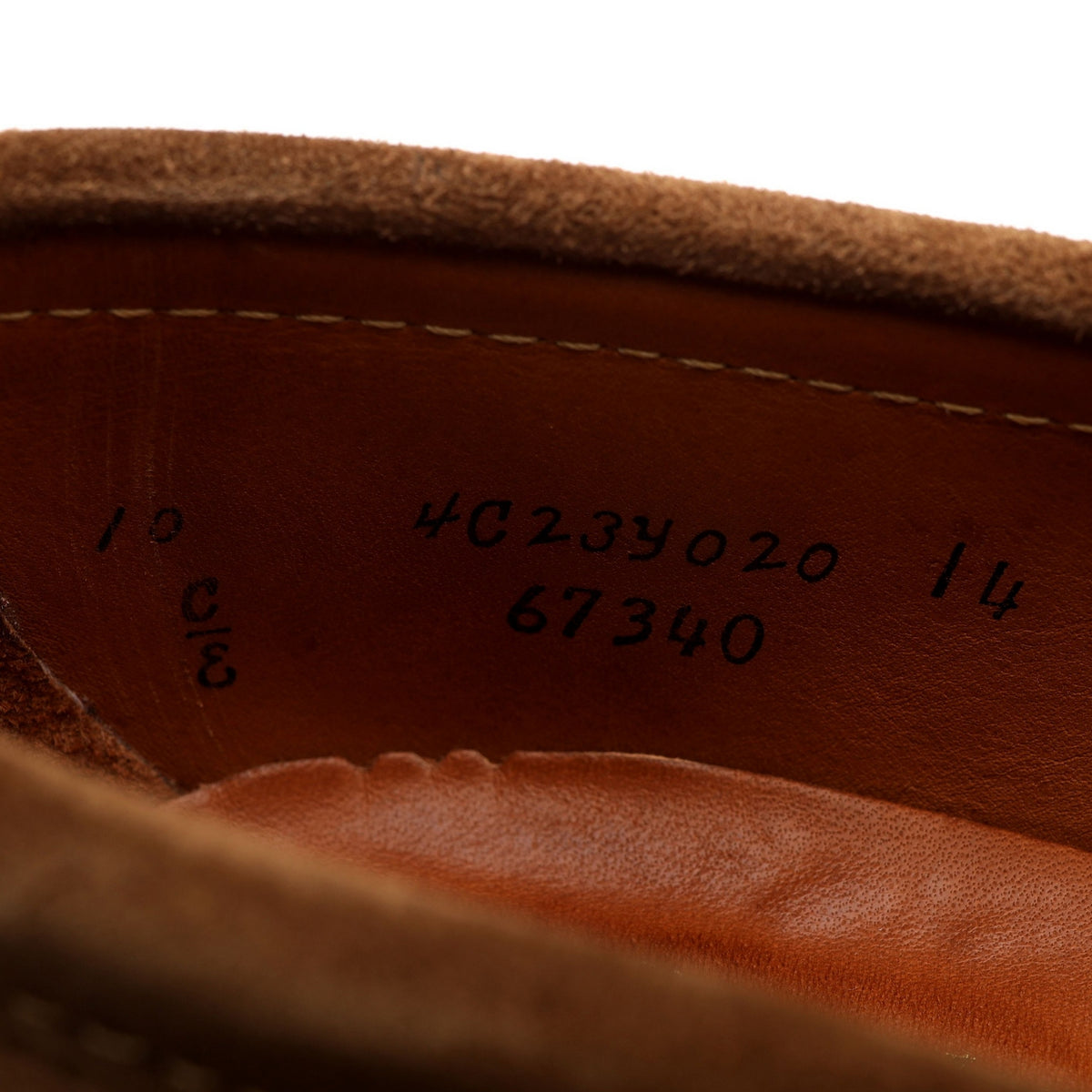 Frans Boone &#39;67340&#39; Snuff Brown Suede Loafers UK 9.5 US 10 E