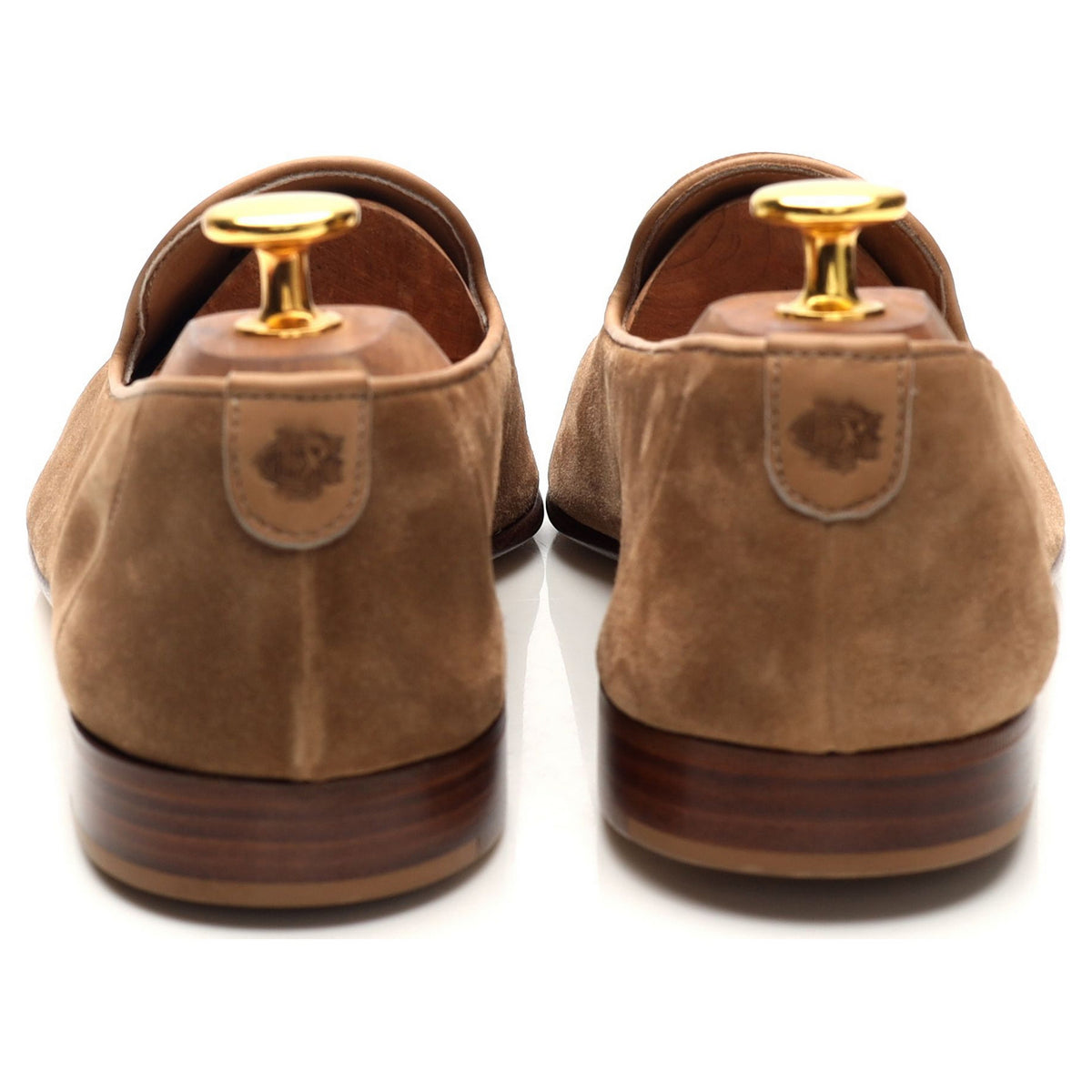 &#39;Penzance&#39; Sand Suede Tassel Slippers UK 6 E