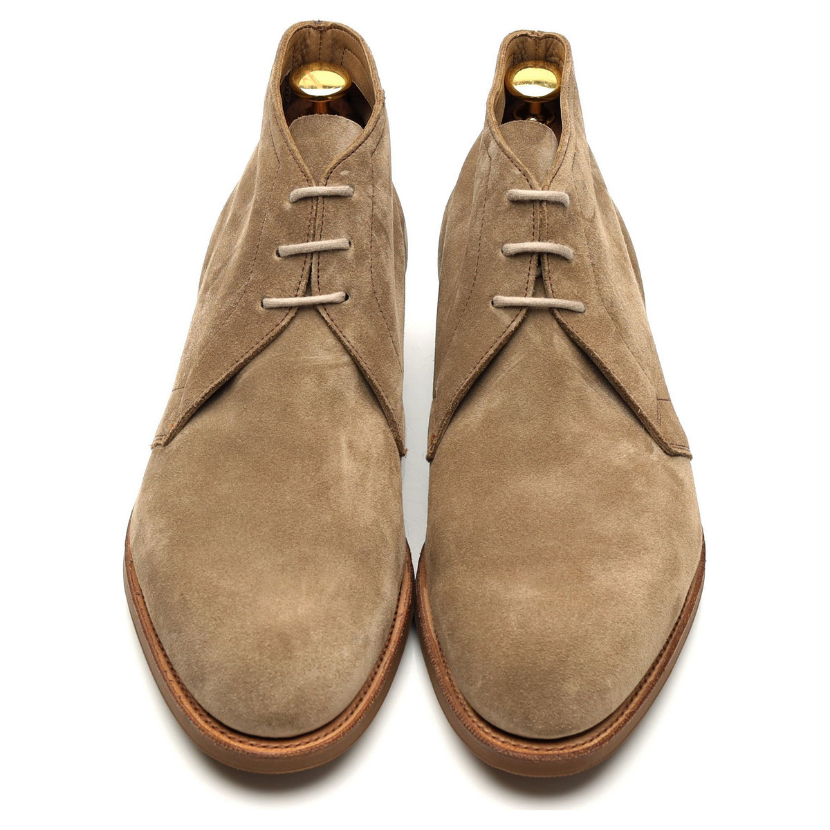 &#39;Shanklin&#39; Beige Suede Chukka Boots UK 6 E