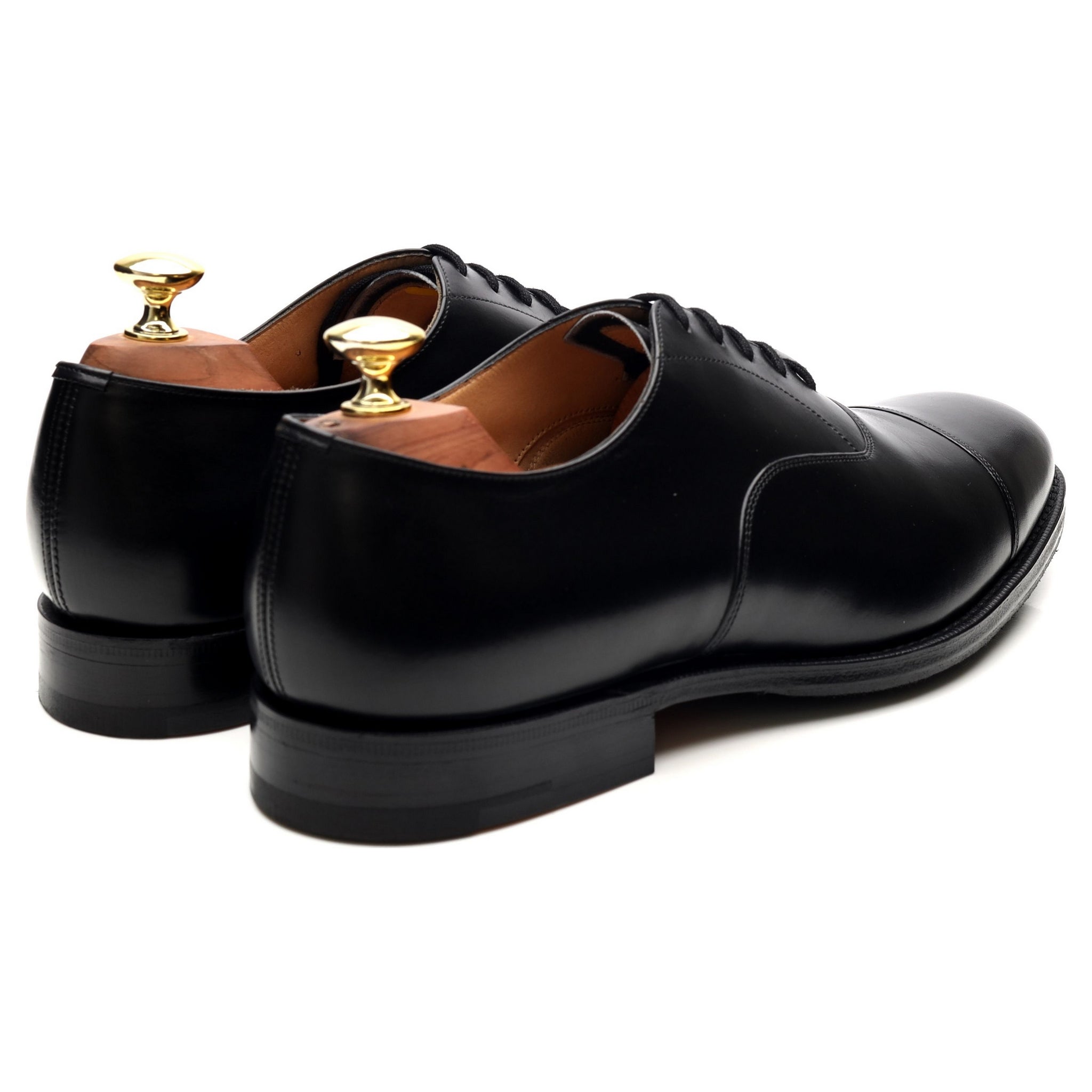 Church’s Balmoral Classic Oxford Shoes Balmoral' Black Leather Oxford UK 10.5 G - Abbot's Shoes