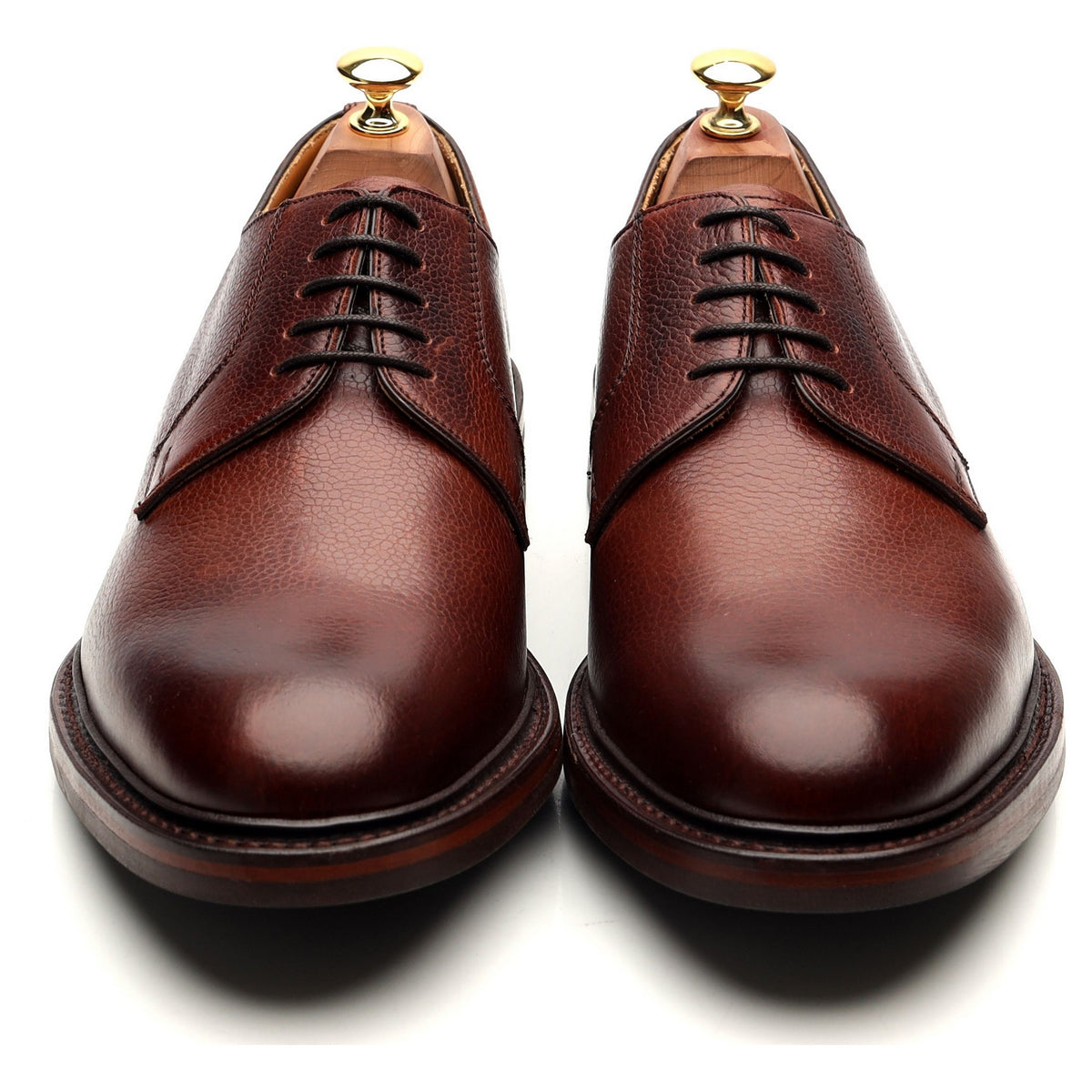 &#39;Elton&#39; Brown Leather Derby UK 9 G