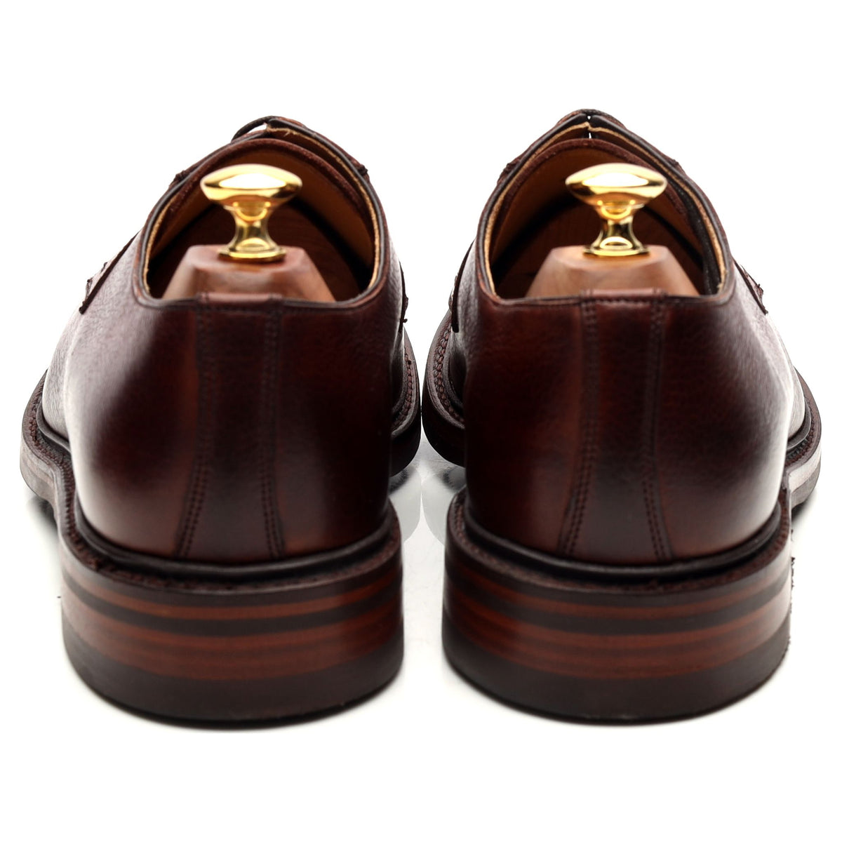 &#39;Elton&#39; Brown Leather Derby UK 9 G