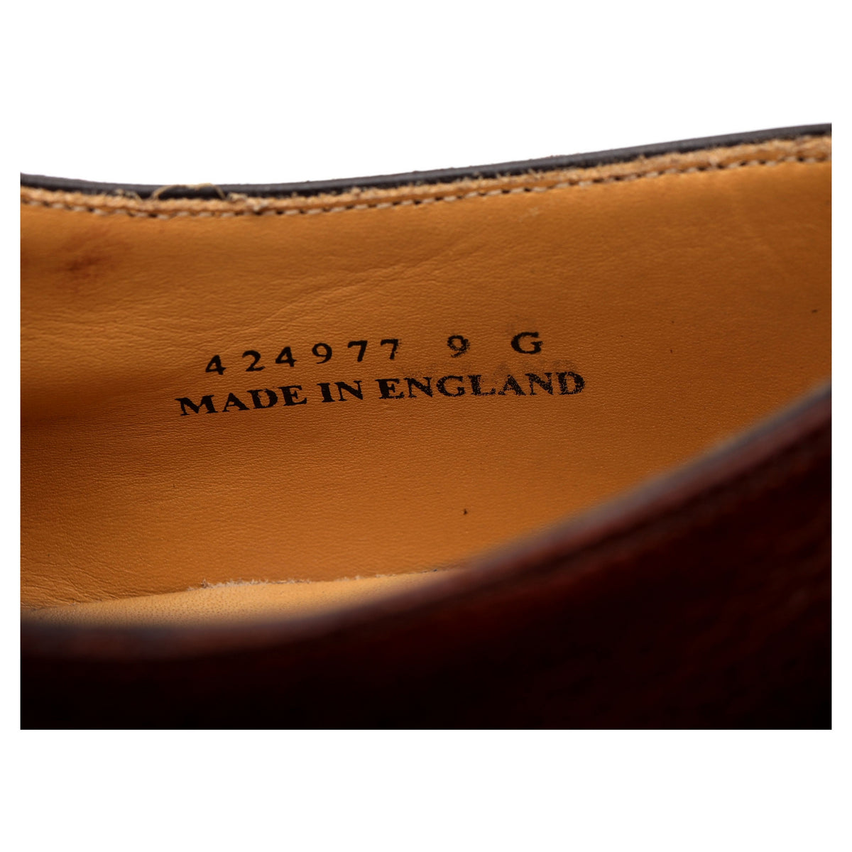 &#39;Elton&#39; Brown Leather Derby UK 9 G