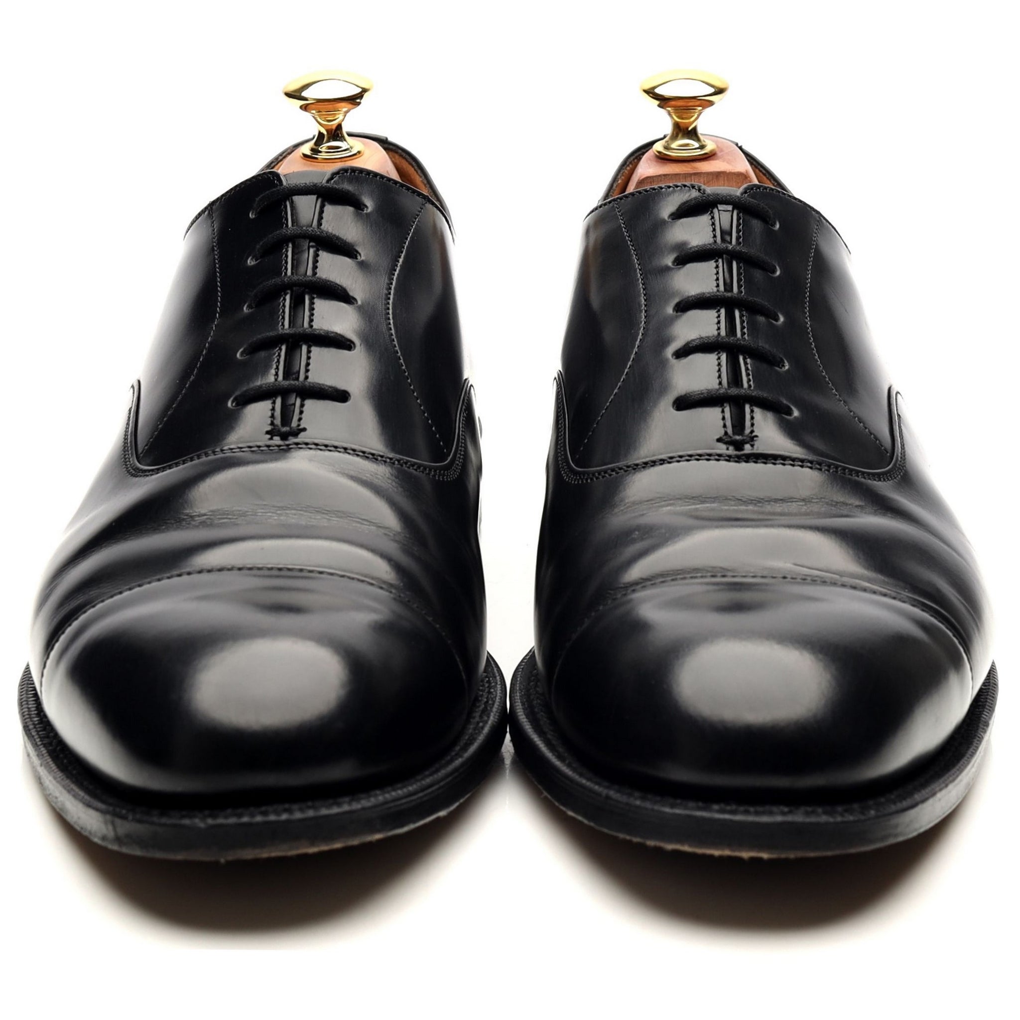 Consul' Black Leather Oxford UK 9 G - Abbot's Shoes Consul' Black Leather Oxford UK 9 G - Abbot's Shoes