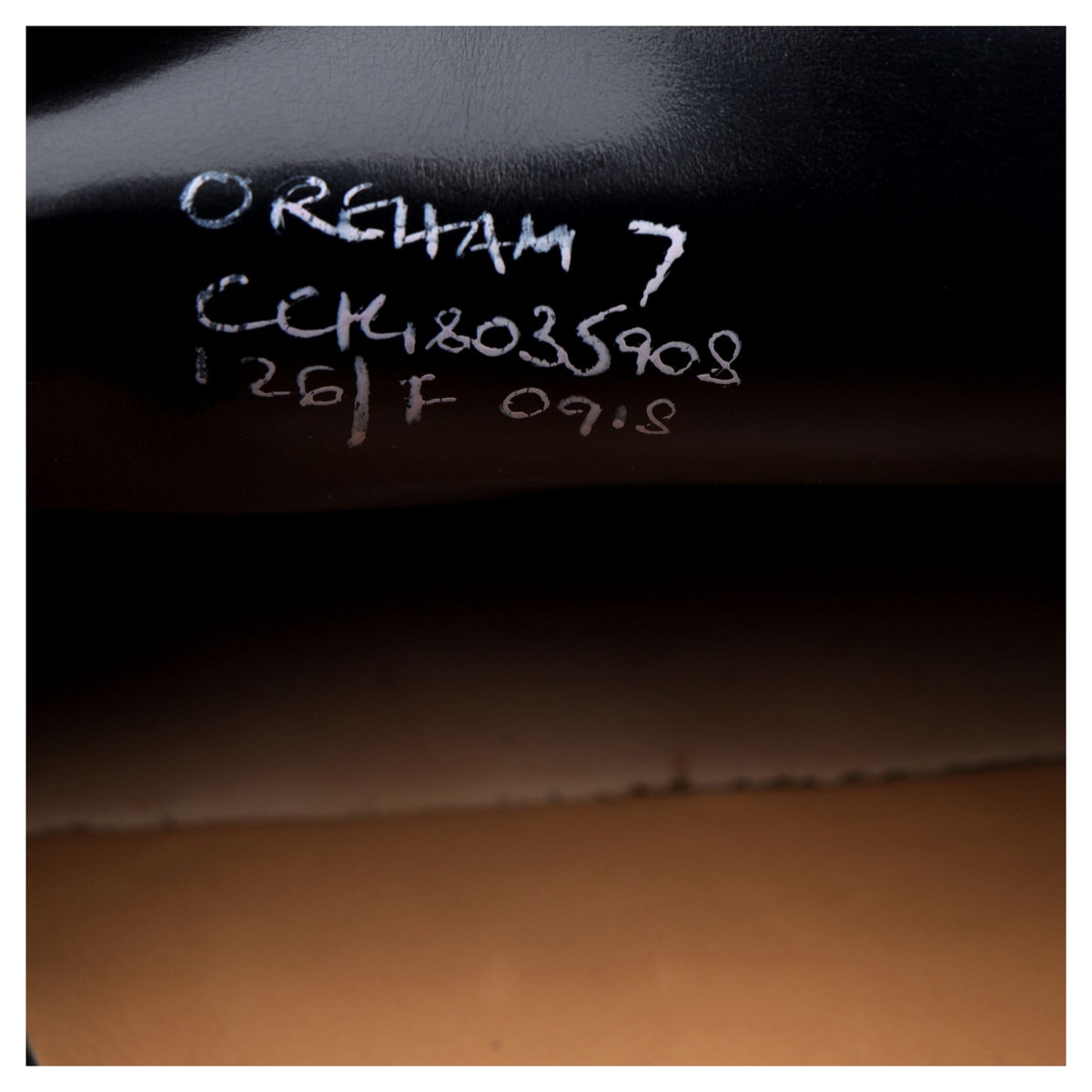 &#39;Oreham&#39; Black Leather Tassel Loafers UK 7 F