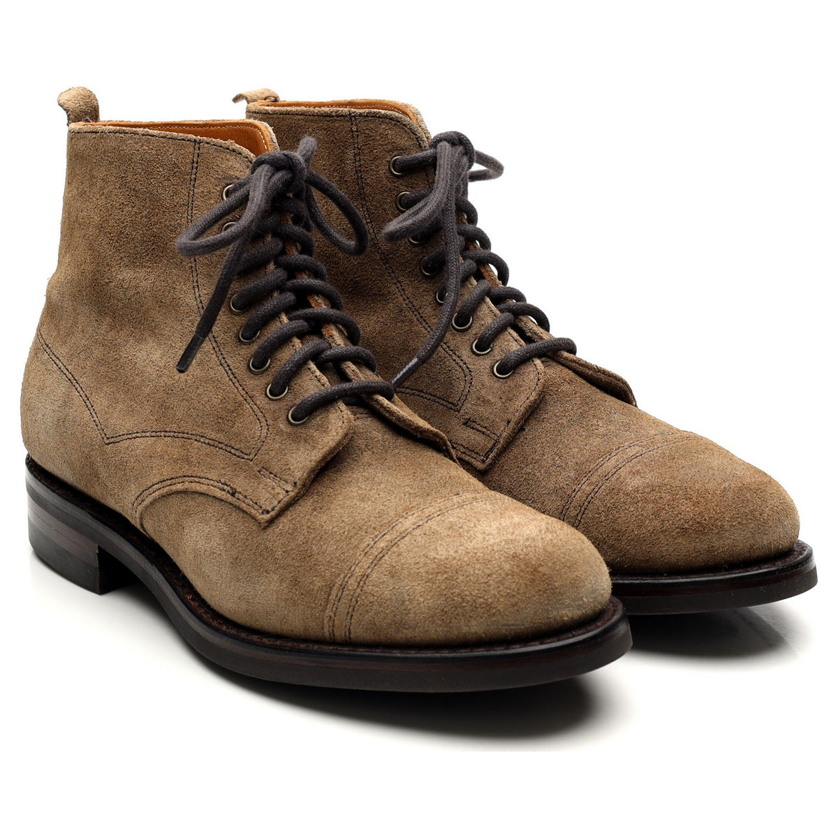 Women&#39;s &#39;Jess&#39; Stone Brown Suede Boots UK 3.5 D