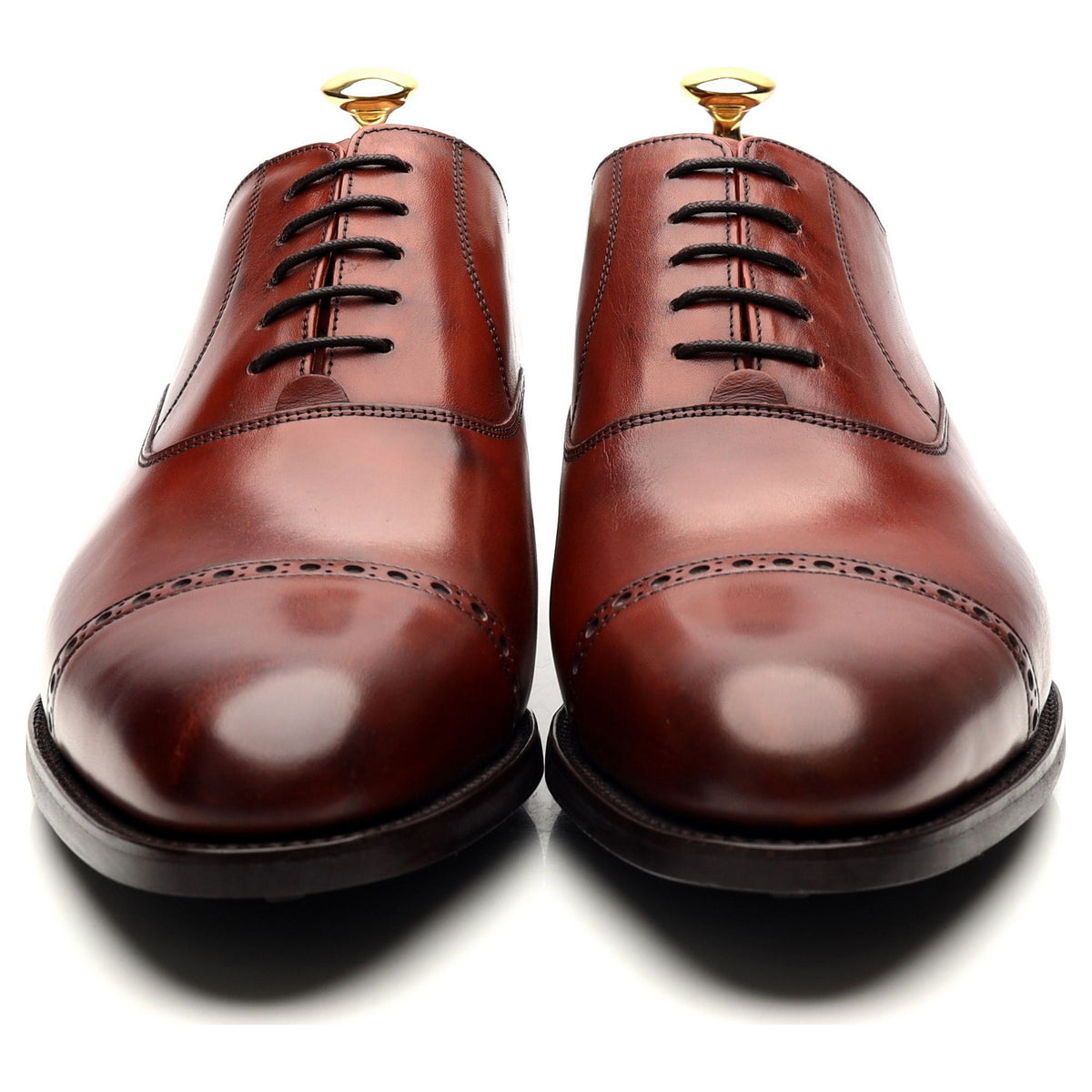 &#39;Burford&#39; Brown Leather Oxford UK 9 G