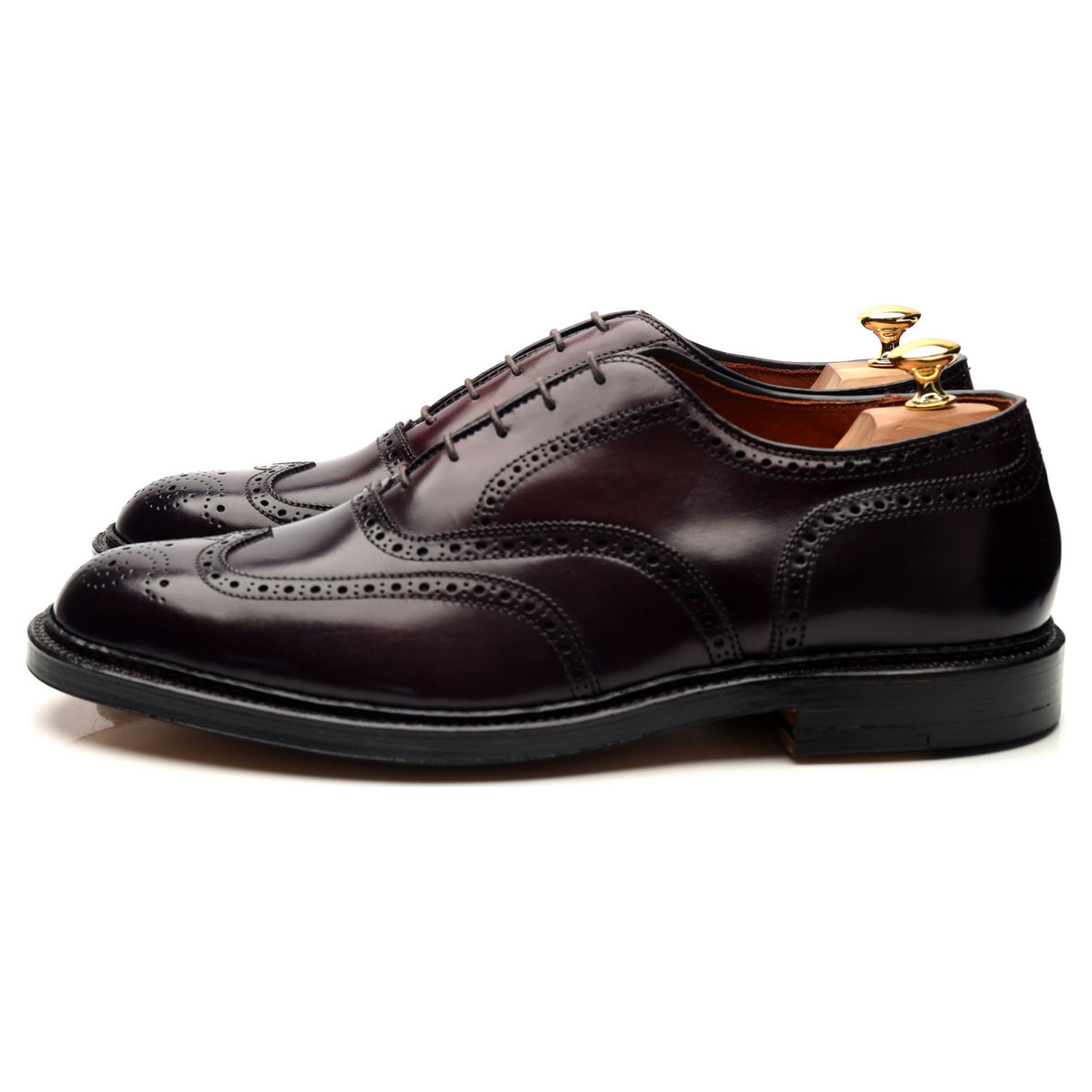 &#39;974&#39; Burgundy Cordovan Leather Oxford Brogues UK 11 US 11.5 E