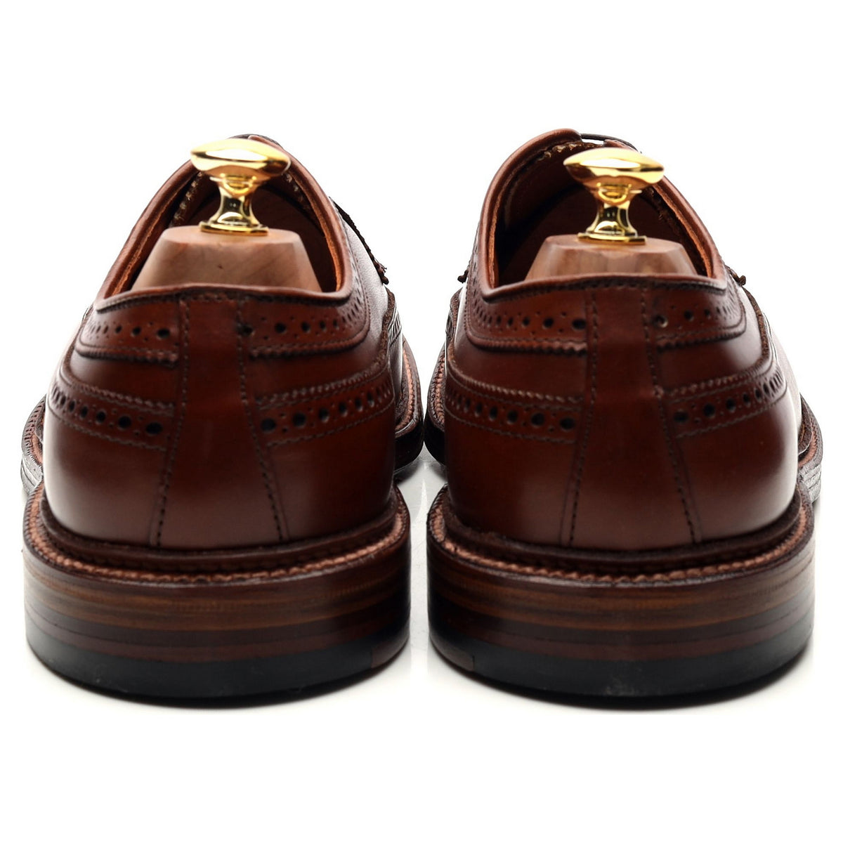 &#39;979&#39; Tan Brown Leather Derby Brogues UK 9.5 / UK 11.5