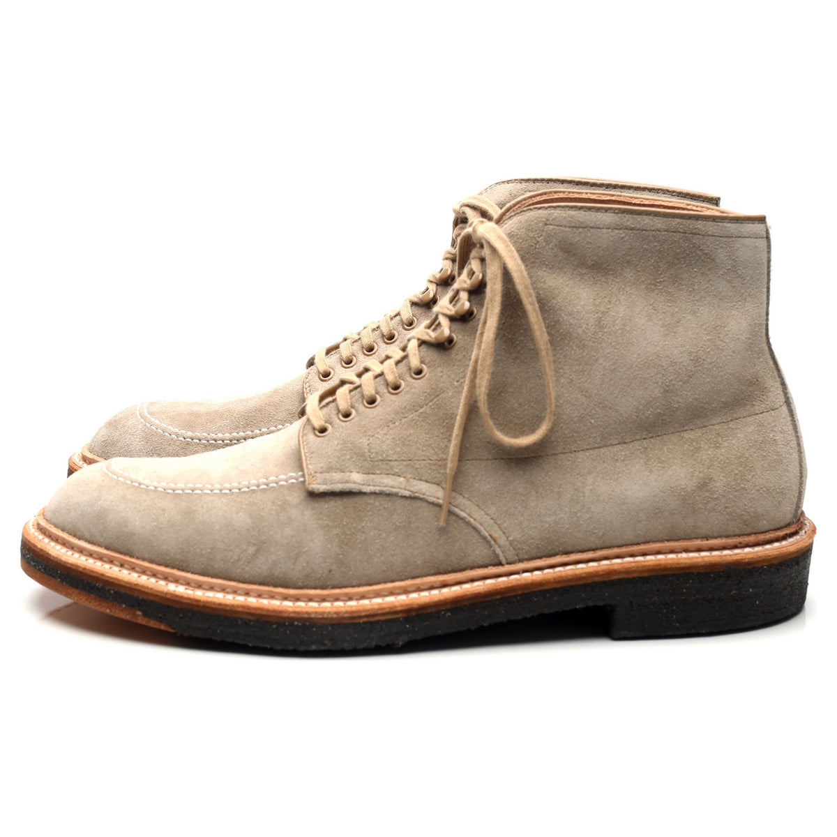 &#39;40554H&#39; Milkshake Beige Suede Indy Boots UK 9.5 - UK 10.5