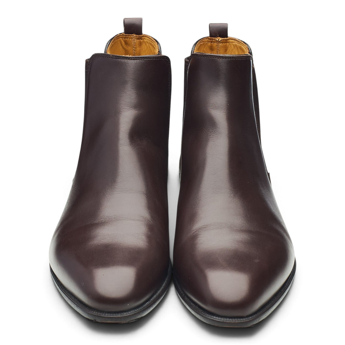 'Wall' Dark Brown Leather Chelsea Boots UK 8 EU 42