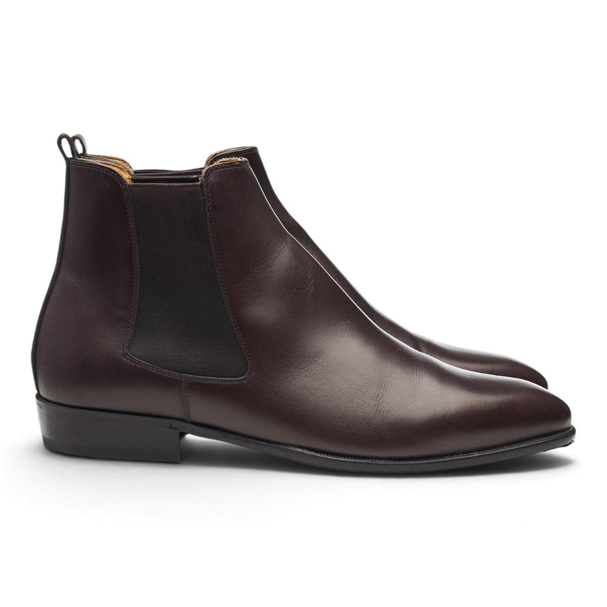 'Wall' Dark Brown Leather Chelsea Boots UK 8 EU 42