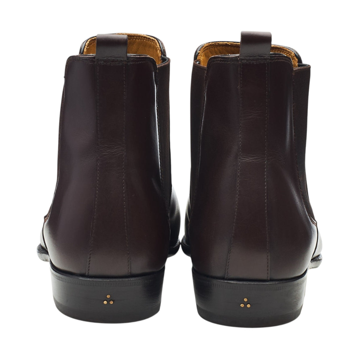 'Wall' Dark Brown Leather Chelsea Boots UK 8 EU 42