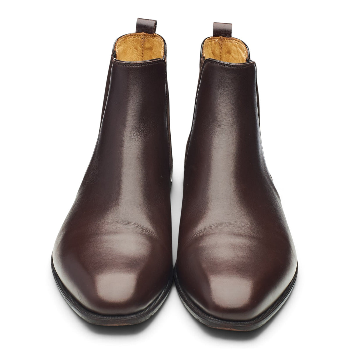 'Wall' Dark Brown Leather Chelsea Boots UK 7 EU 41