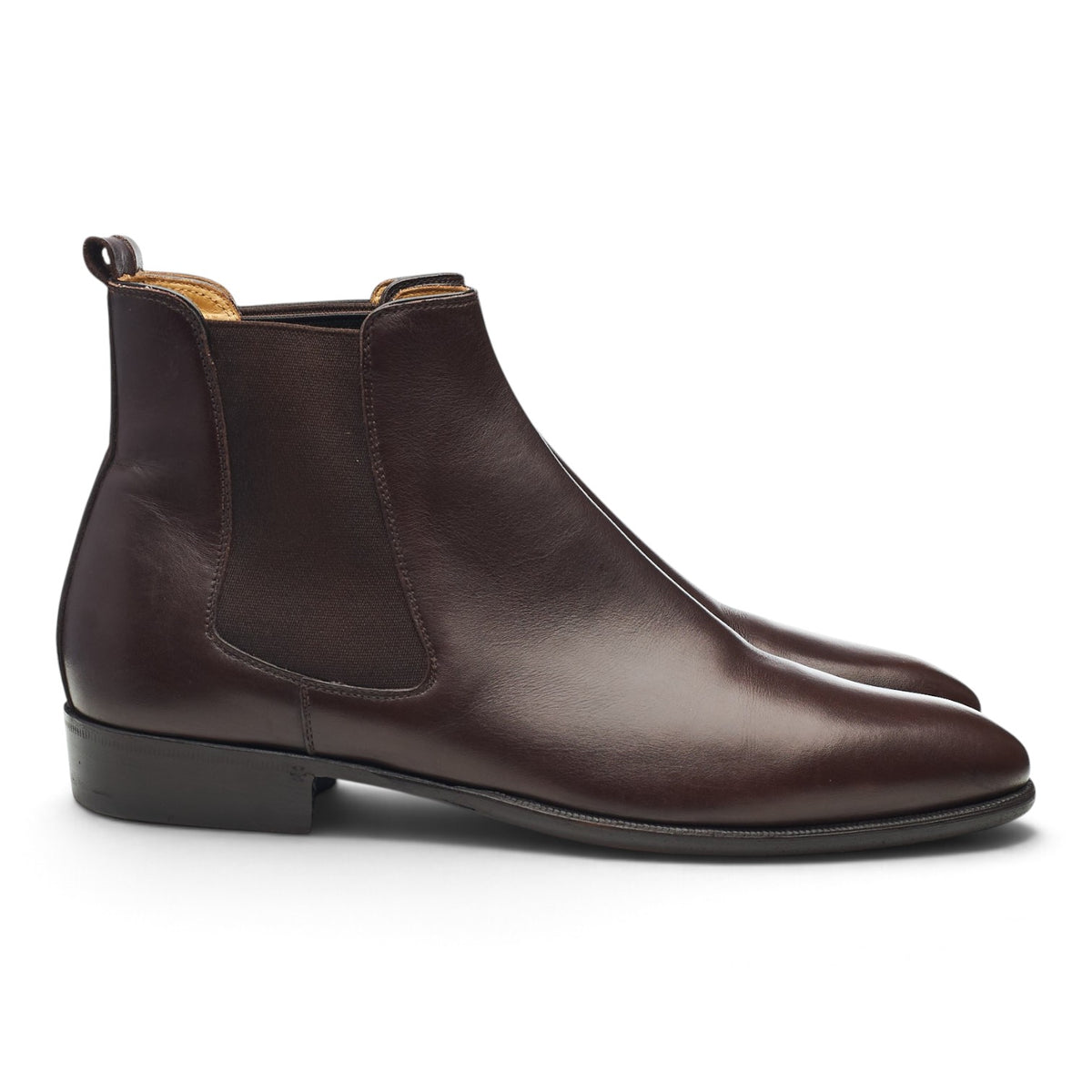 'Wall' Dark Brown Leather Chelsea Boots UK 7 EU 41