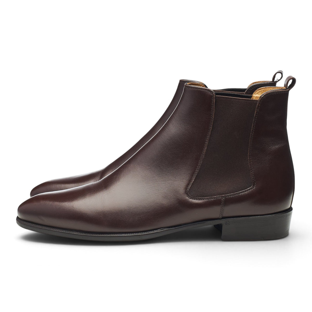 'Wall' Dark Brown Leather Chelsea Boots UK 7 EU 41