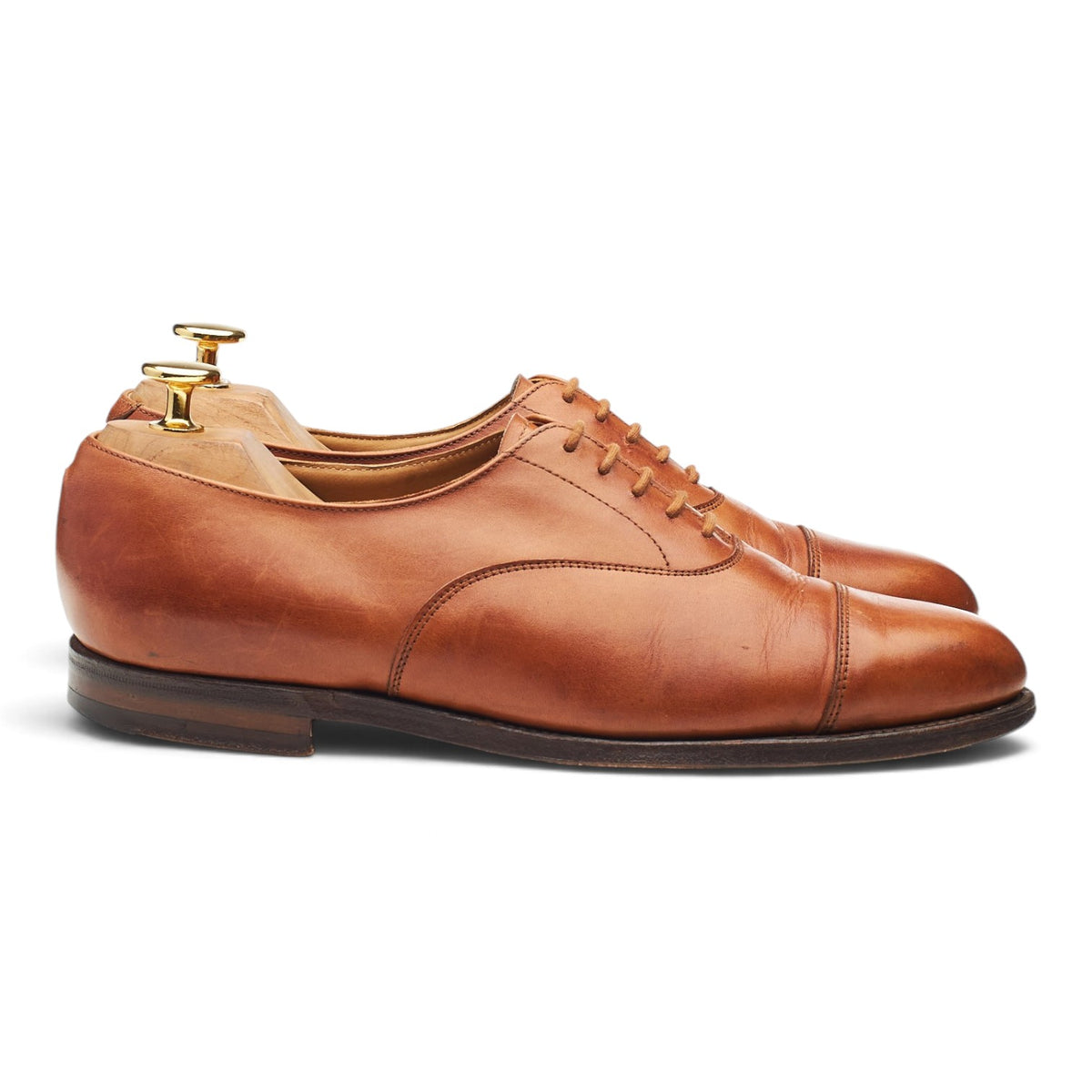 Women's 'Ashby' Tan Brown Leather Oxford UK 6.5 C