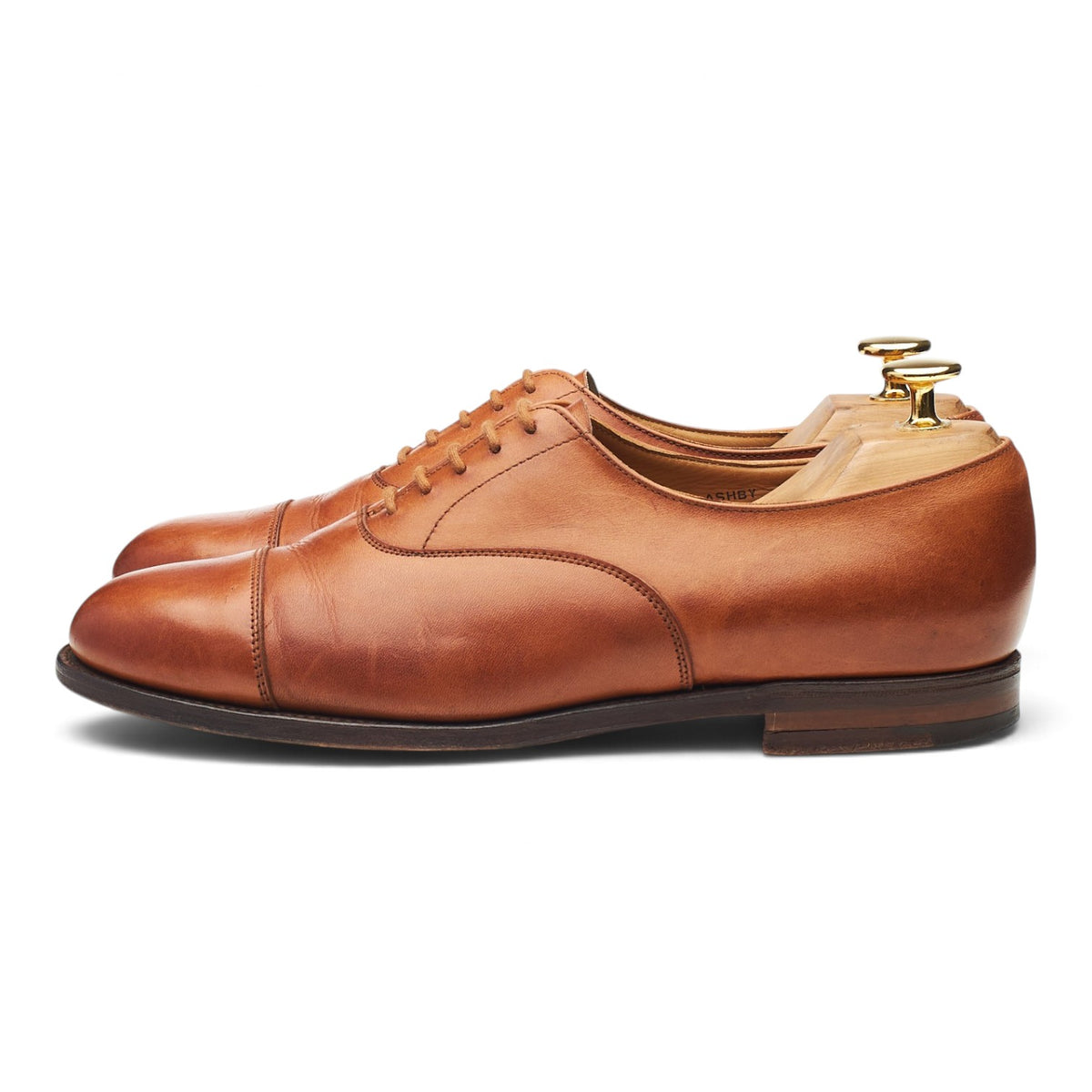 Women's 'Ashby' Tan Brown Leather Oxford UK 6.5 C