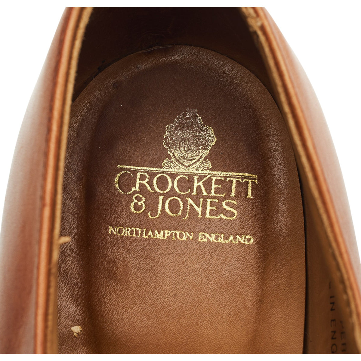 Women's 'Ashby' Tan Brown Leather Oxford UK 6.5 C