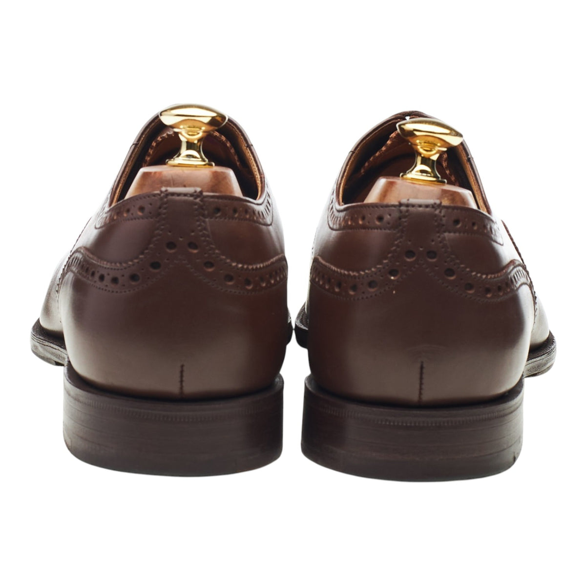 'Axminster' Brown Leather Oxford Brogues UK 10 F