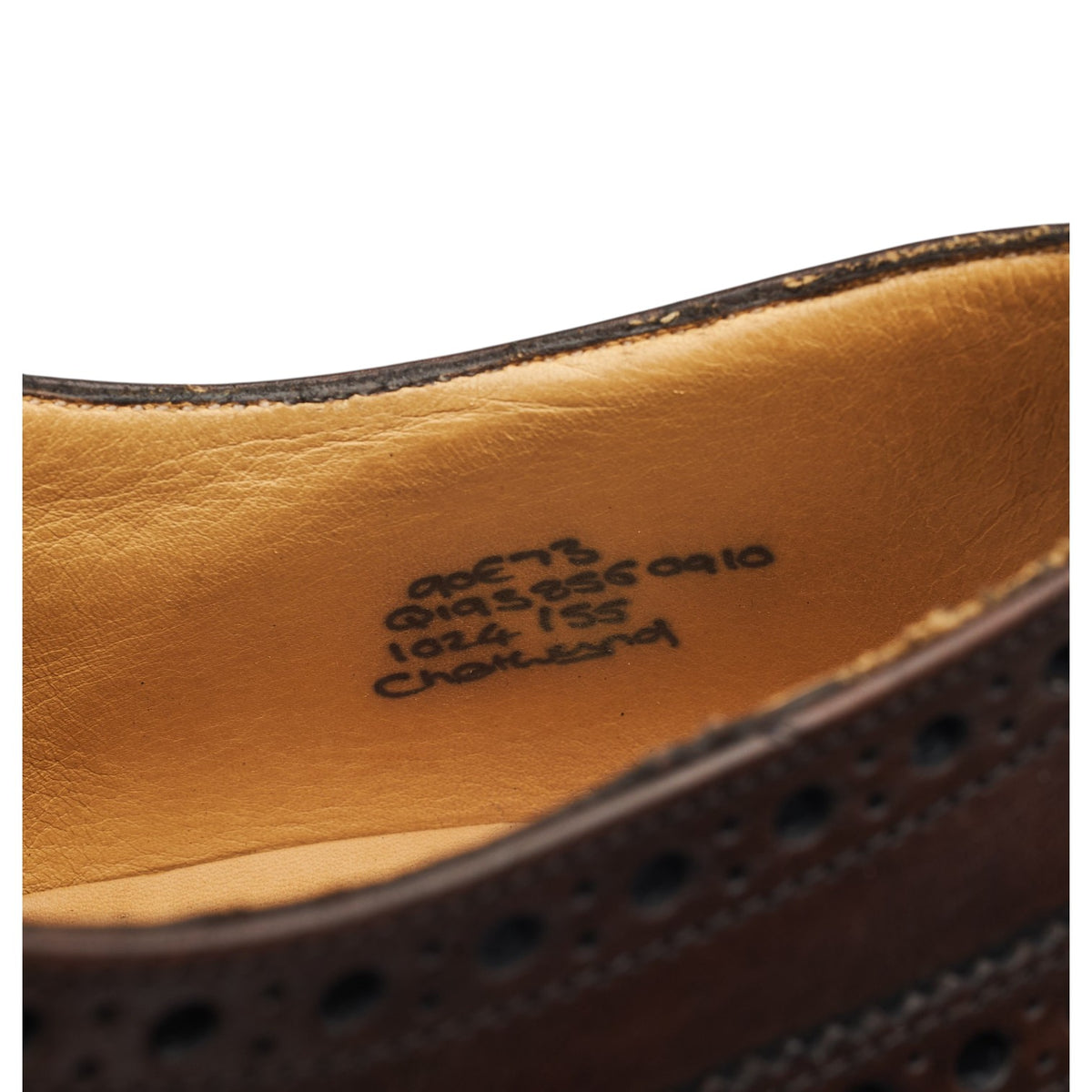 'Chetwynd' Dark Brown Leather Oxford Brogues UK 9 E